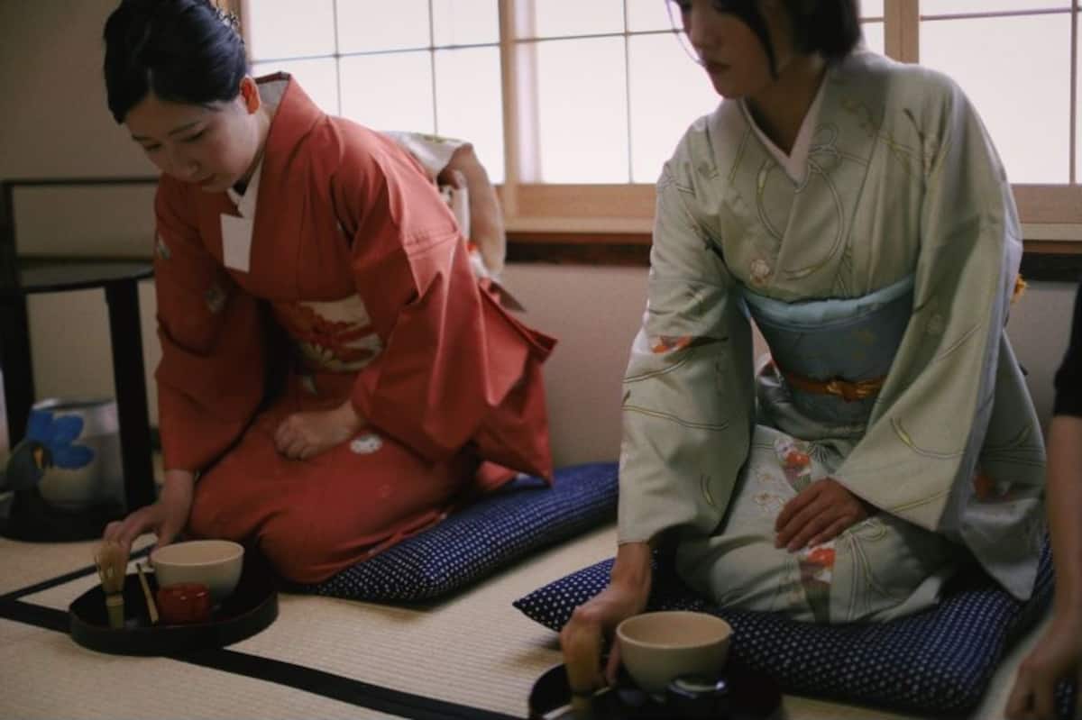 紫云庵の茶道体験